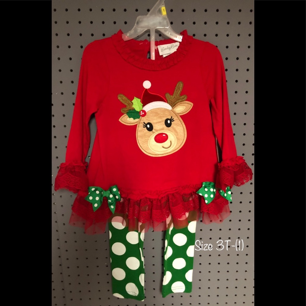 Rudolph The Red Nose Reindeer Holiday Outfit